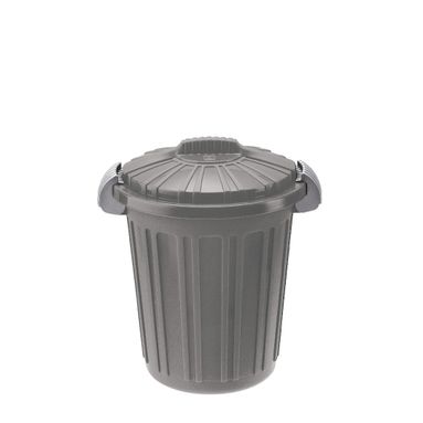 BIDONE AURORA TEO 23L D.34,5XH46CM GRAFITE