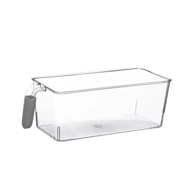 VASCHETTA TRASPARENTE 30X12XH11CM CON IMPUGNATURA
