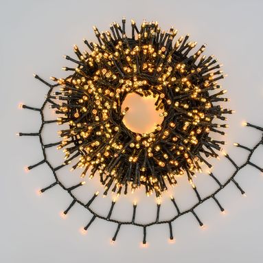 CATENA 1000 LED MINICLUSTER NTL 20,5M ORO E BIANCO