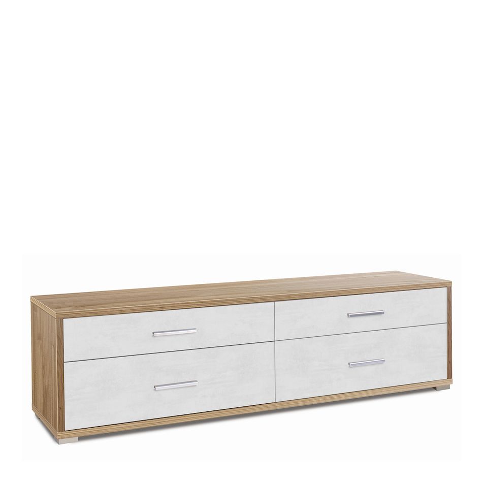 mobile-4-cassetti-kit-179x47xh50cm-struttura-noce-stelvio-frontale-ossido-bianco