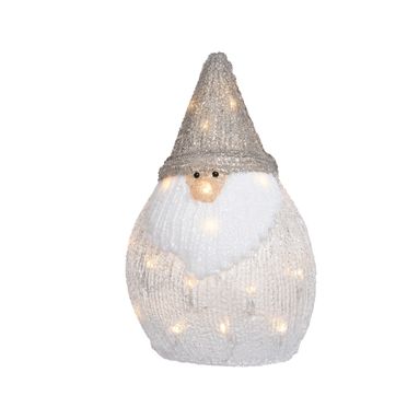 BABBO NATALE LED IN ACRILICO CM24X21X37 30 LED.