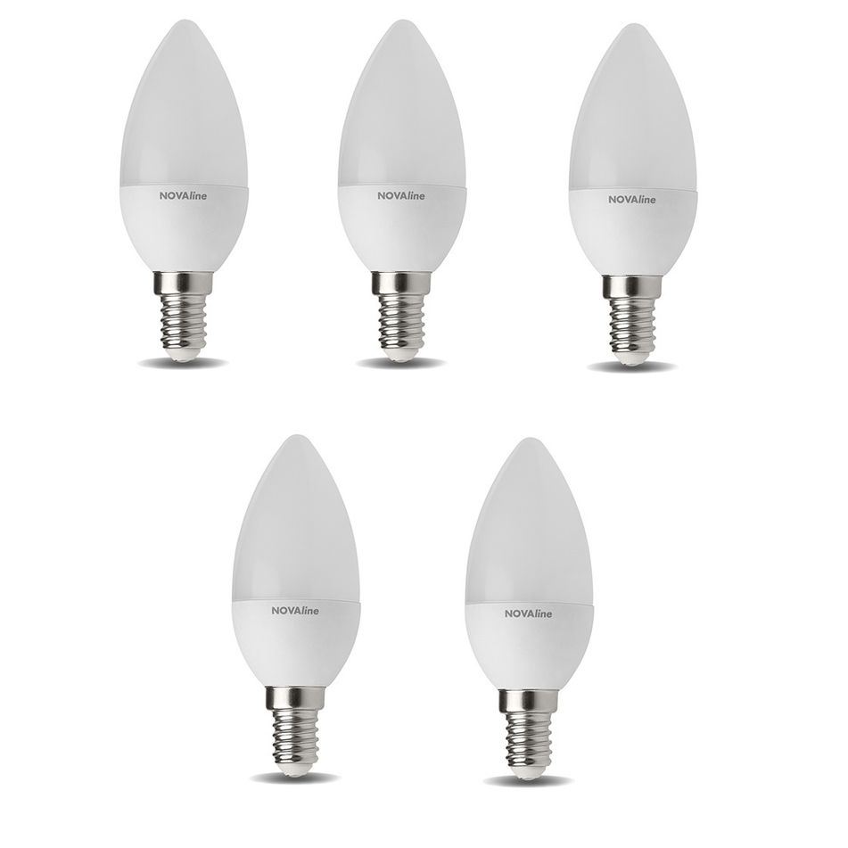 set-5-lampadine-led-oliva-e14-5w-4000k-470lm