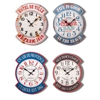 OROLOGIO PARETE MDF ASS4DEC CM34X46