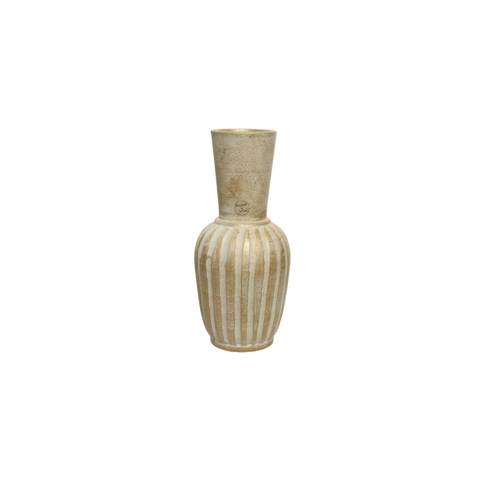 vaso-in-terracotta-bianco-con-strisce-dorate-dia1