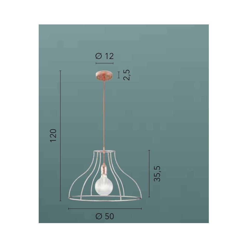 sospensione-frida-e27-d-dot-50xh120cm-oro-rosa-slash-rosso