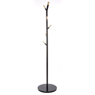 APPENDIABITI A PIANTANA 6 POSTI D.40XH175CM NERO