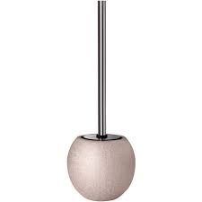 GLITTER PORTA SCOPINO CERAMICA ROSA RAMATO CON MAN