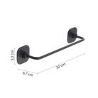 portasalviette-teide-30cm-nero-matt