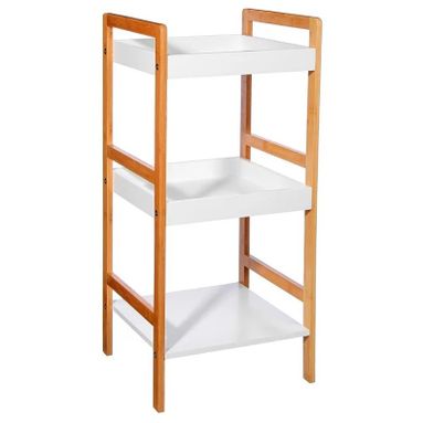 SCAFFALE LEA IN BAMBOO 10X35XH81CM CON 3 RIPIANI B
