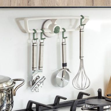 PORTAUTENSILI DA CUCINA  CON VENTOSA