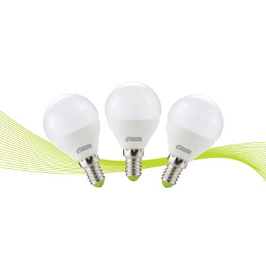 TRIPACK LAMPADA LED SFERA P45 E14 5W 4000K 450LM