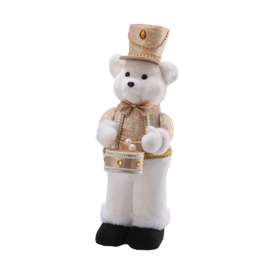 orso-con-tamburo-h42cm-oro-slash-rosso