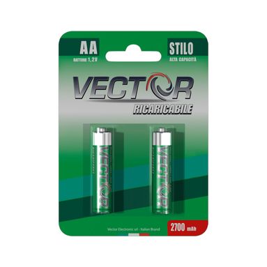 BATTERIA RICARICABILE STILO 2700 MAH 2PZ