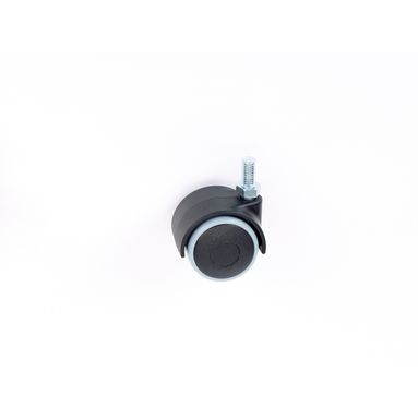 RUOTA NYLON GRIGIO METAL MM40 PERNO 8X15