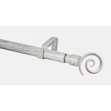 BASTONE KIT VORTICE D.19MM 120-210CM BIANCO-ORO