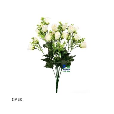 MAZZO CON ROSE CHIARE 50CM