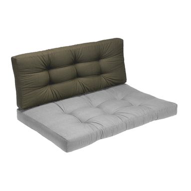 CUSCINO SCHIENALE PALLET 120X45XH15CM TAUPE
