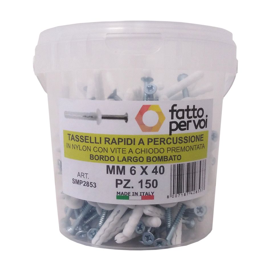 box-150-tasselli-nylon-npl-6x40-c-slash-chiodo