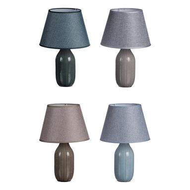 LAMPADA IN CERAMICA CORY D25XH39CM IN 4 COLORI