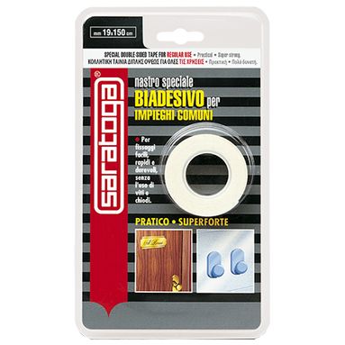 NASTRO BIADESIVO 19MM 1.5M PER IMPIEGHI COMUNI