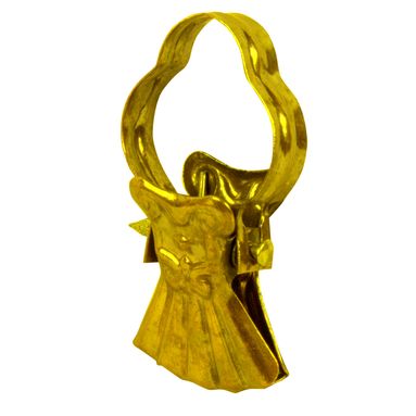 8 PINZETTONE FERRO OTTONATO