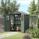 keter-casetta-da-giardino-darwin-6x6-con-finestre-frontali-evotech-verde