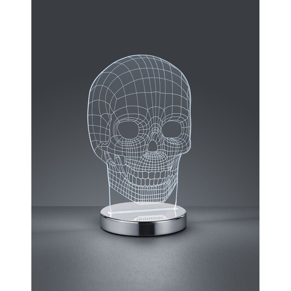 lampada-led-da-tavolo-skull-7w-h22cm-cromo