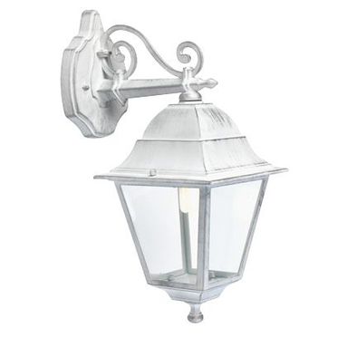 APPLIQUE MEDIA IN BASSO OLD BIANCO/ARGENTO