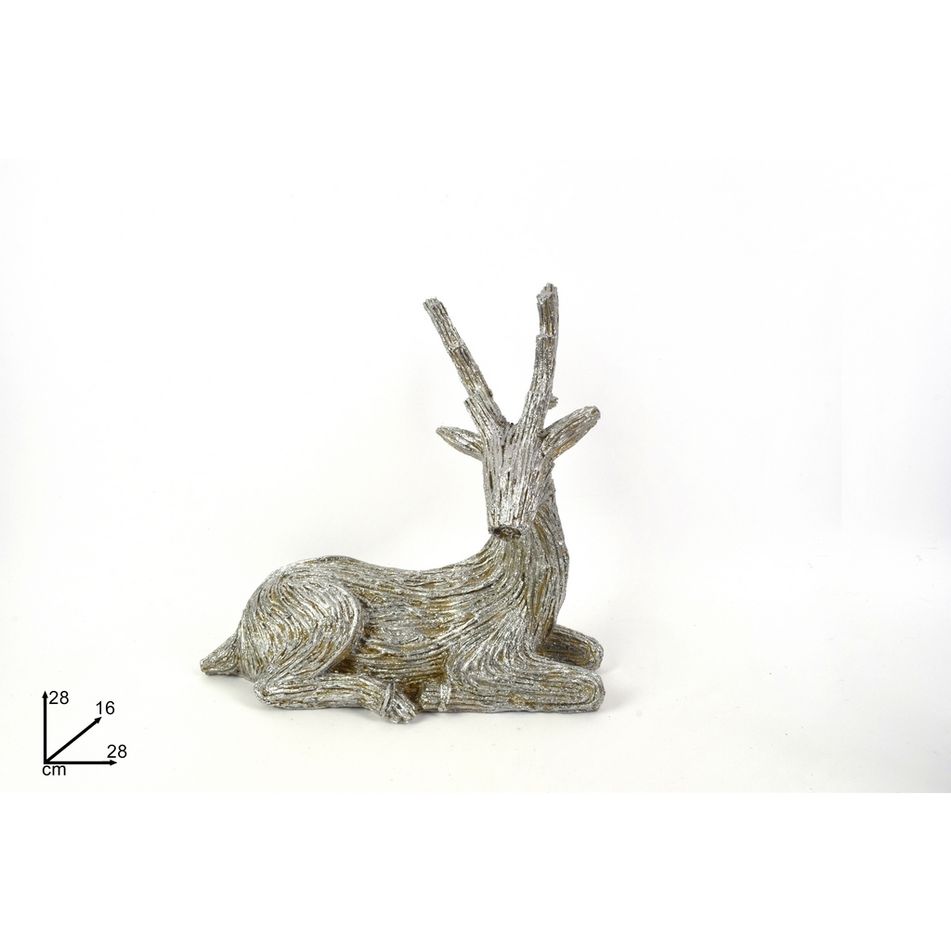 renna-seduta-silver-28cm