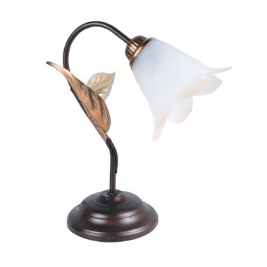 LAMPADA DA TAVOLO GIULIA E14 25XH32CM MARRONE