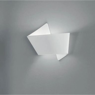 APPLIQUE ORIGAMI 1XE27 30,5XH31CM IN GESSO.