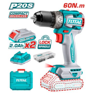 TRAPANO AVVITATORE 20V CON 2 BATTERIE