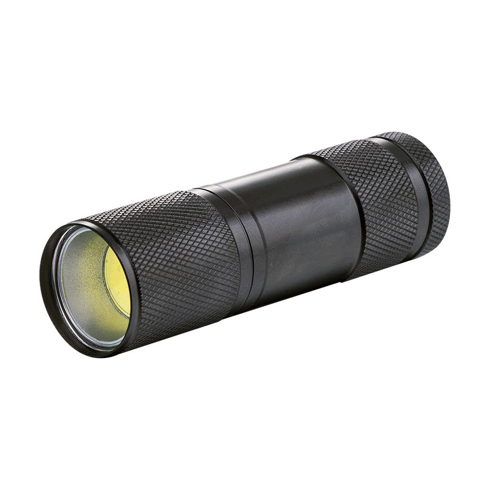 torcia-1-led-cob-1w-100lm-nera-con-laccio