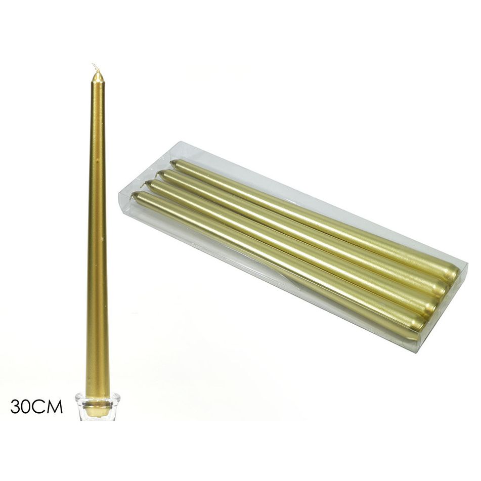 set-4-candele-lisce-30-cm-oro