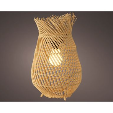 LAMPADA DA TAVOLO SOLARE H36CM INTRECCIATA.