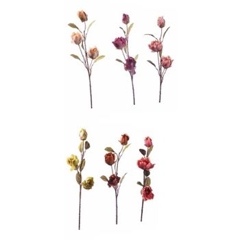 MAGNOLIA 65CM CON 3 FIORI IN 6 COLORI