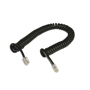 CAVO TELEF.SPIRALATOSPINA PLUG 4/4 NERO