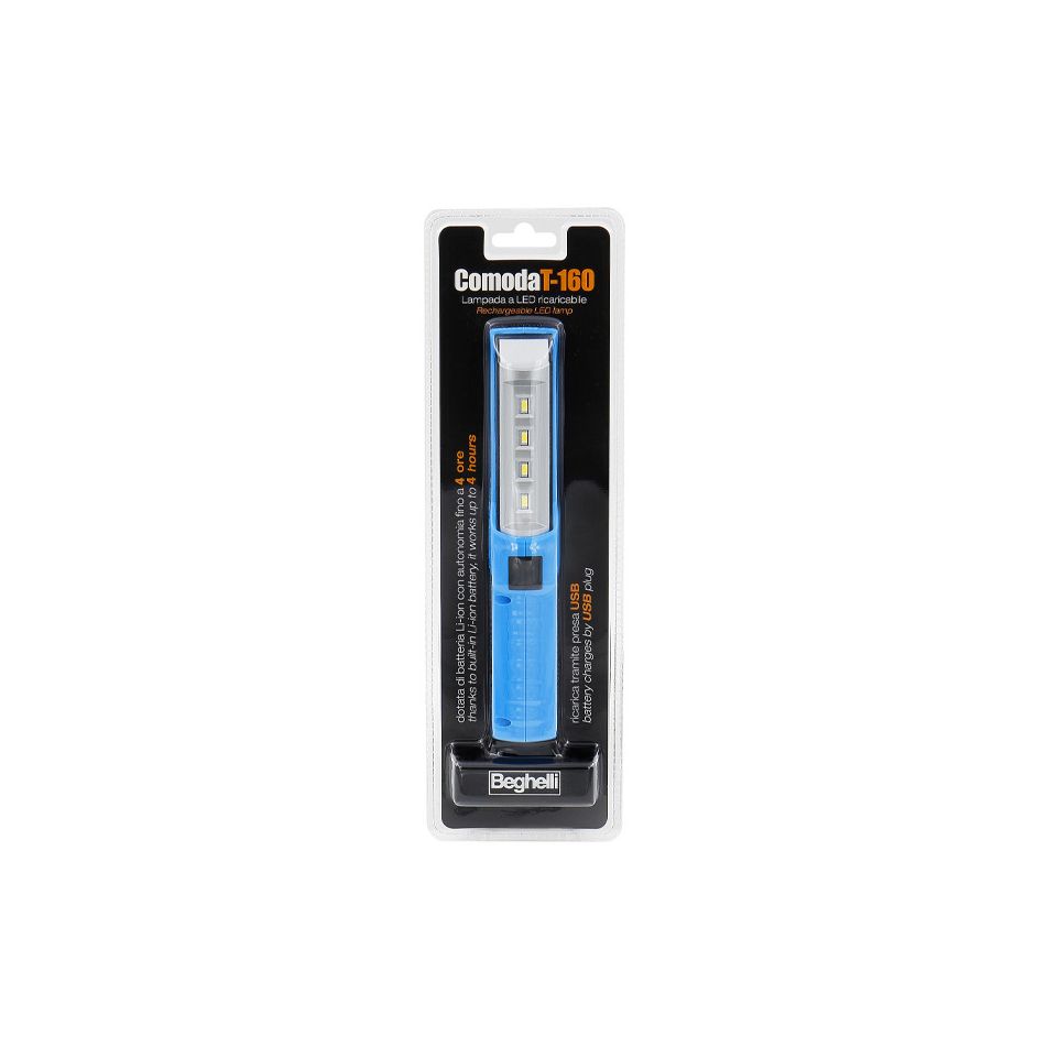 torcia-led-portatile-comoda-t-160-con-4-led-ricari
