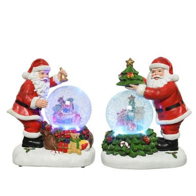 GLOBO BABBO NATALE 4 LED MULTICOLOR.