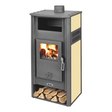 STUFA A LEGNA AMBASADOR 9-11KW 49X46XH104CM BEIGE