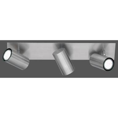 BARRA MARLEY 3 SPOT GU10 48X15CM NICHEL OPACO