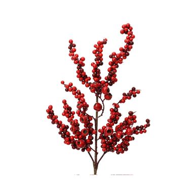 RAMO BACCHE 60CM ROSSO