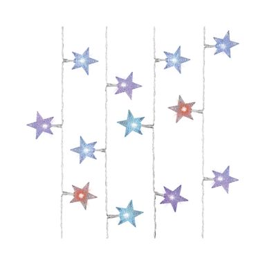 LUCI NATALIZIE CON STELLE 30LED MULTICOLOR
