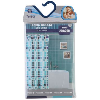 TENDA DOCCIA IN PEVA 240X200CM