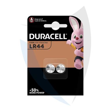 PILE A BOTTONE DURACELL LR44 2PZ