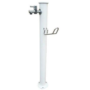 PUNTO ACQUA ROTONDO 24X16XH100CM BIANCO RUVIDO