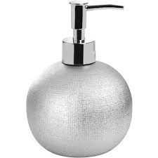 GLITTER DISPENSER IN CERAMICA ARGENTO SATINATO