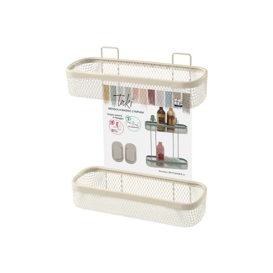 mensola-taki-2-ripiani-32x12xh39cm-crema