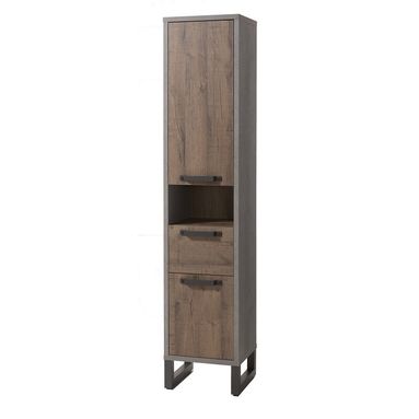 COLONNA LAFABRICA 40X35XH190CM CEMENTO/ROVERE