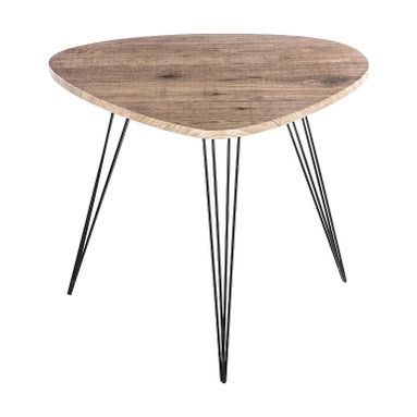 TAVOLO BASSO NEILE D.69XH54CM IN MDF EFFETTO LEGNO